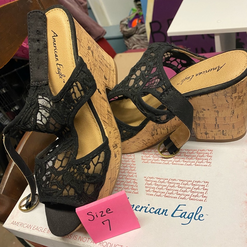 Black summer sandals